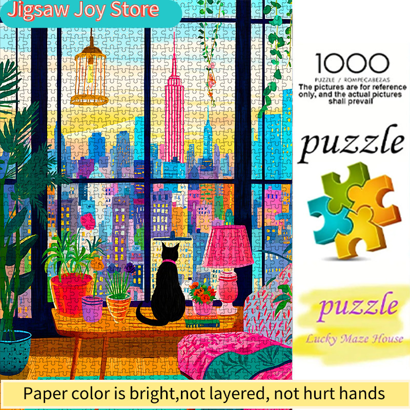 The Plant Parent - DIY Paper Puzzle, New York City