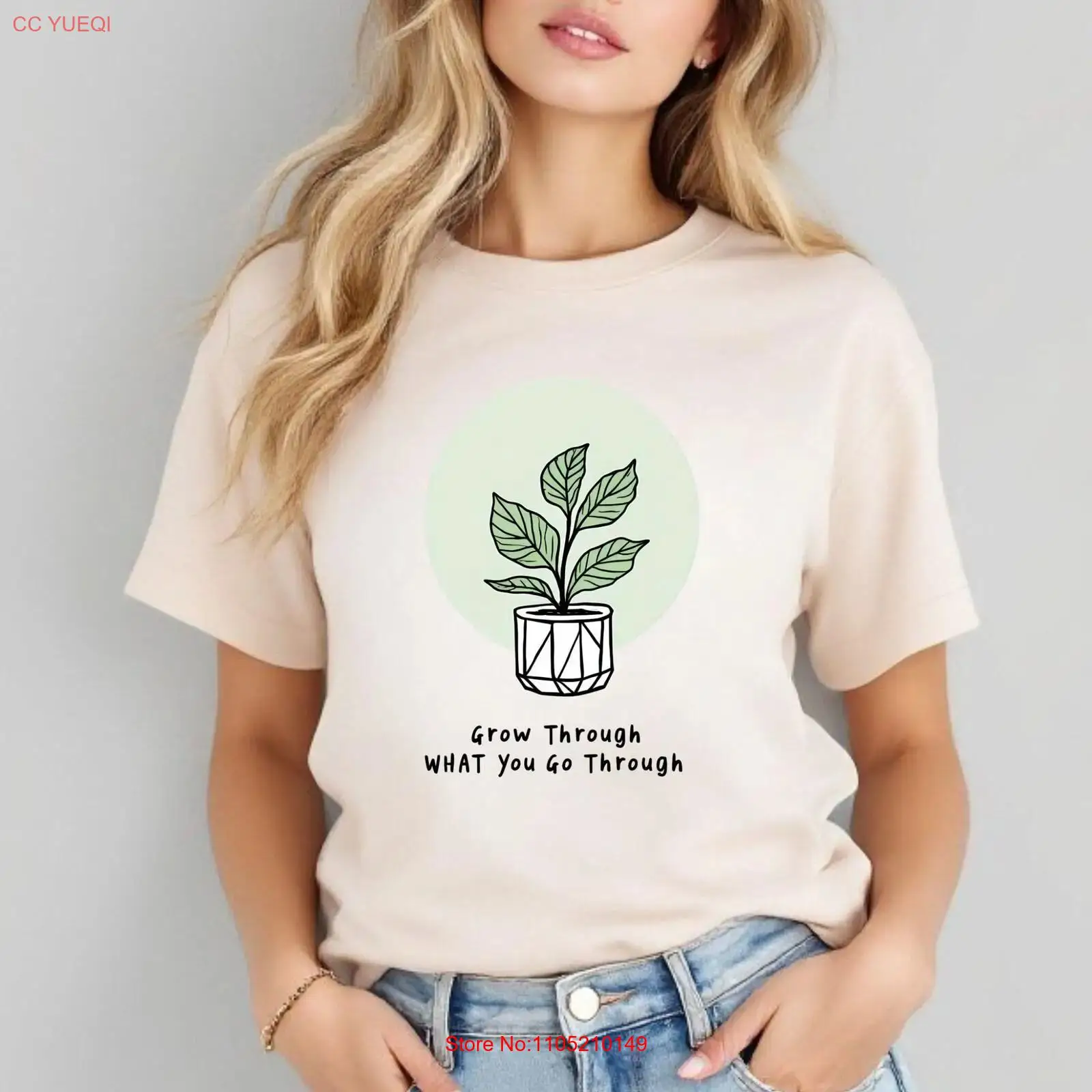The Plant Parent - Minimalist Plant Parent T Shirt Grow