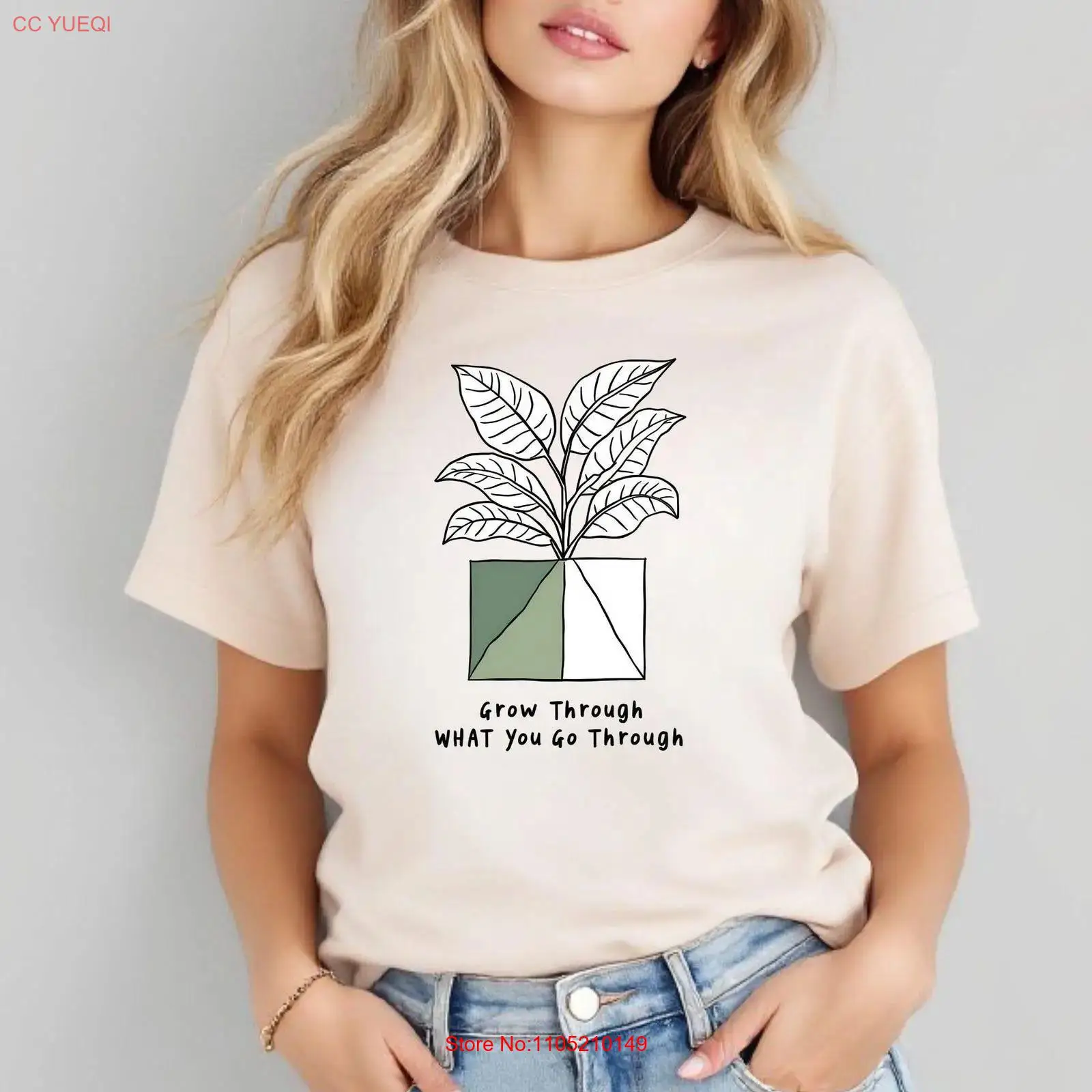 The Plant Parent - Minimalist Plant Parent T Shirt Grow