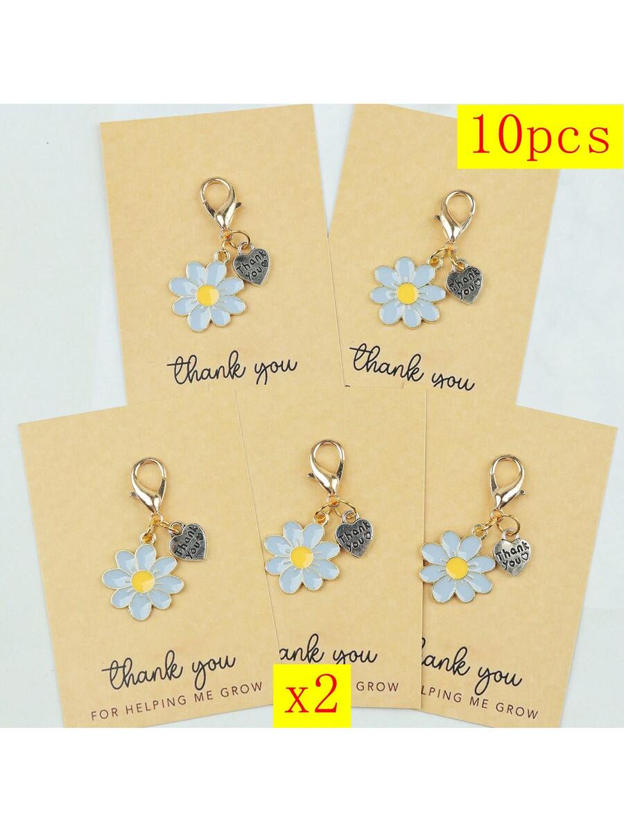 Enamel Daisy Keychains With Th - The Plant Parent 评论和价格
