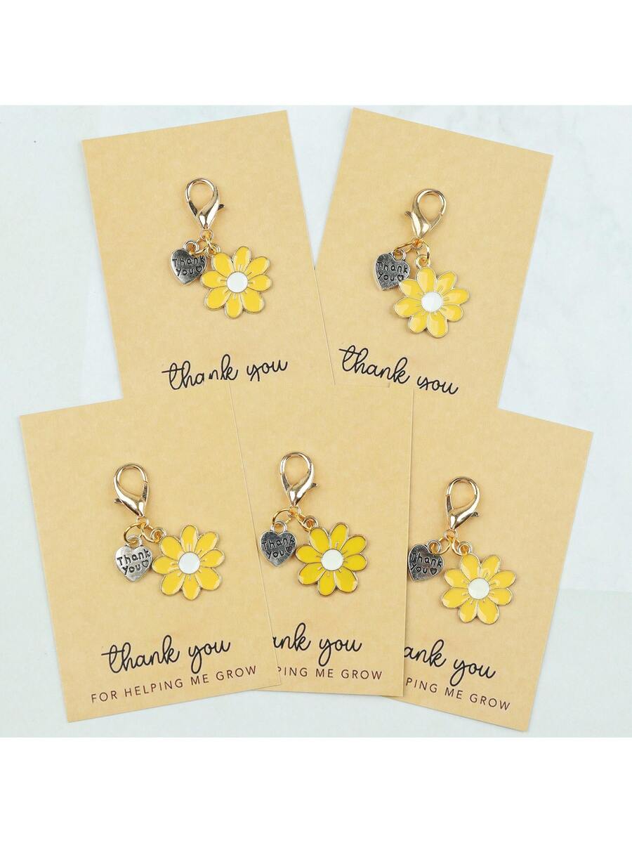 Enamel Daisy Keychains With Th - The Plant Parent 评论和价格