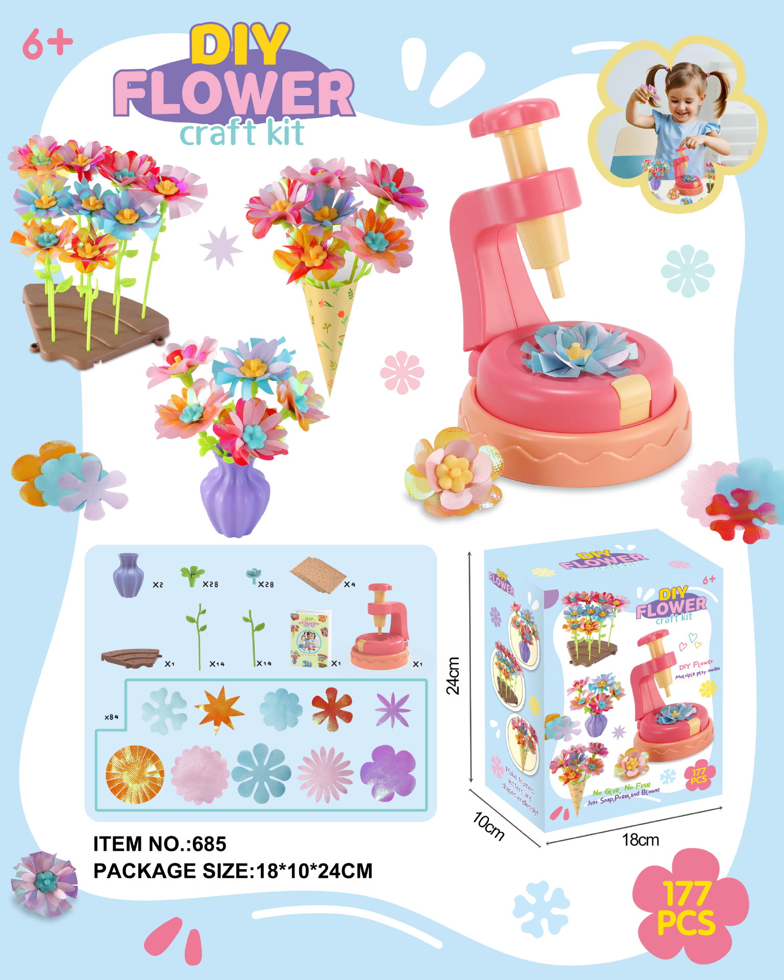 Flower Bouquets Toys Handmade  - Plant Parent Gifts 评论和价格