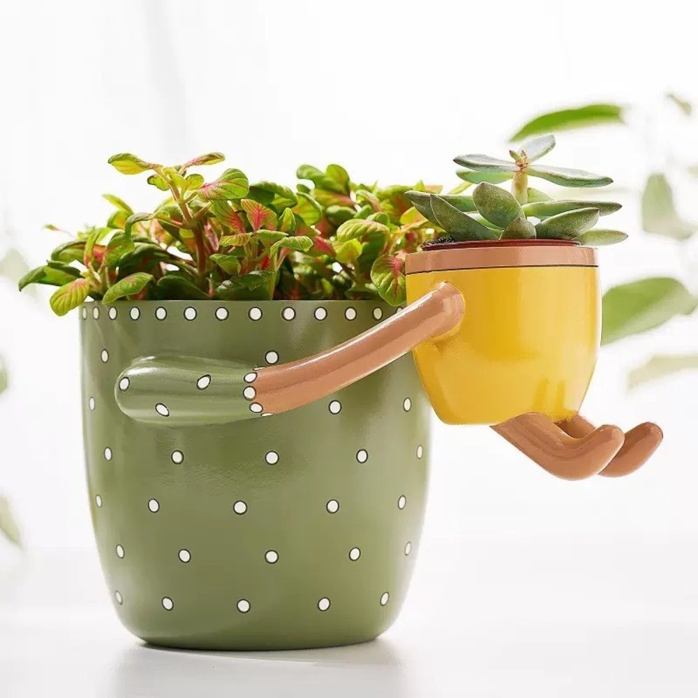Resin Parent-child Flowerpot F - The Plant Parent 评论和价格