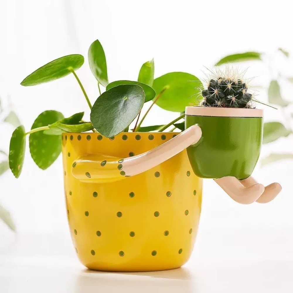 Resin Parent-child Flowerpot F - The Plant Parent 评论和价格