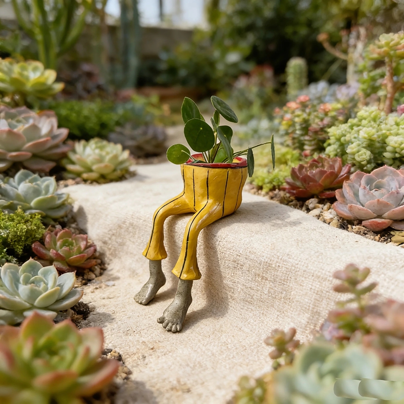 Whimsical Resin Leggy Planter  - The Plant Parent 评论和价格