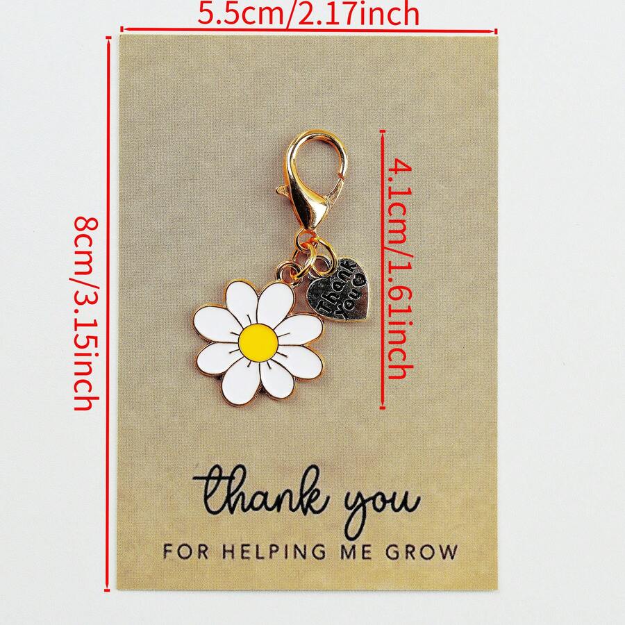 Enamel Daisy Keychains With Th - The Plant Parent 评论和价格