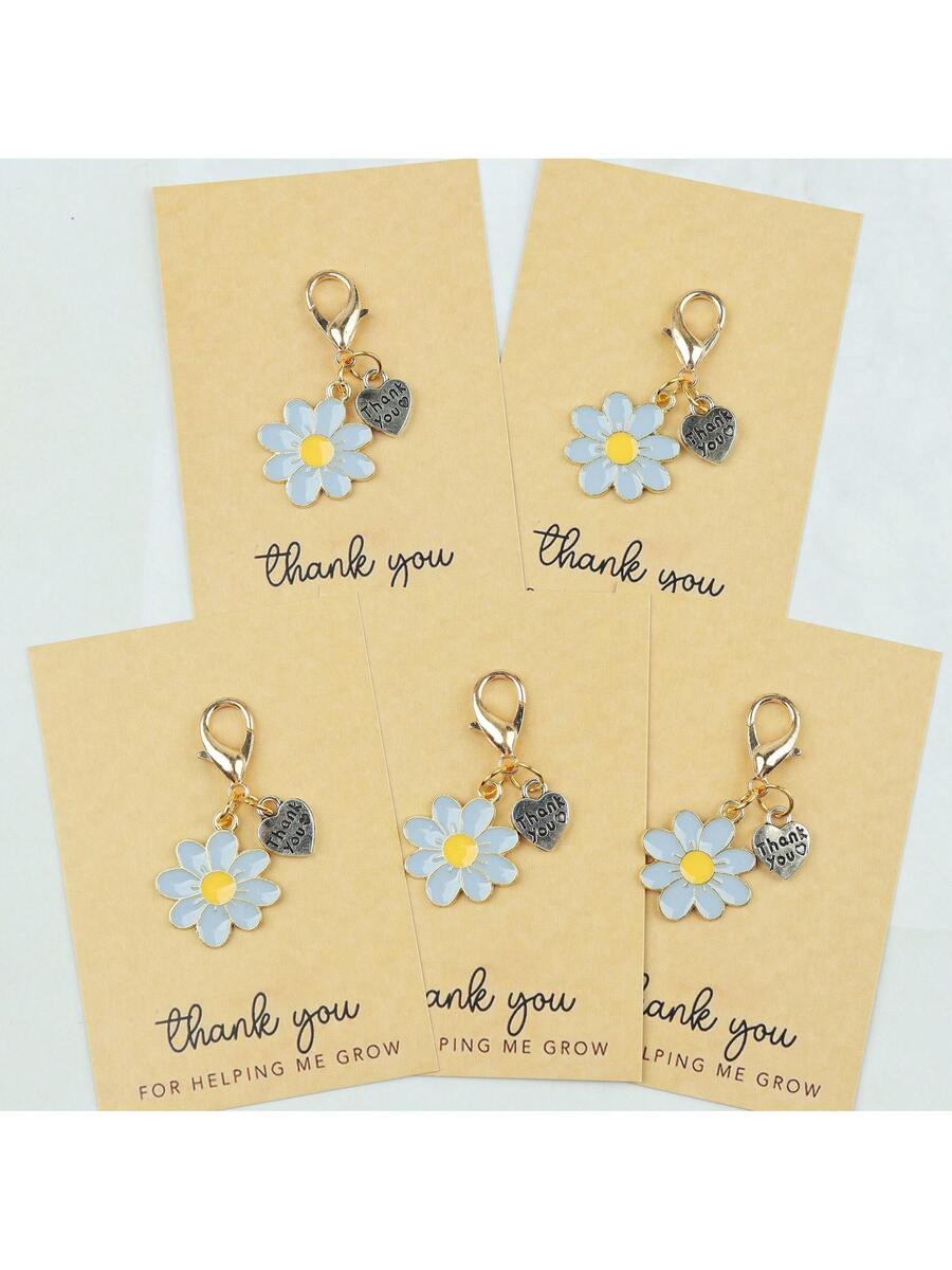 Enamel Daisy Keychains With Th - The Plant Parent 评论和价格