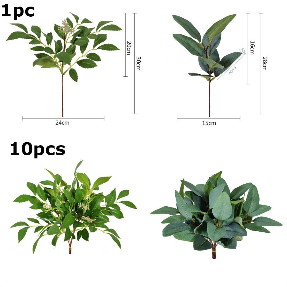 1/10PCS Artificial Plant Eucal - Plant Parent Gifts 评论和价格