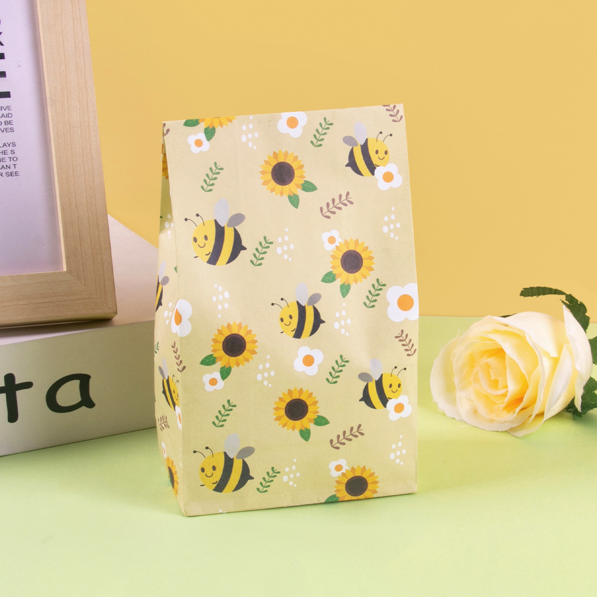 10/20pcs Yellow Bee Gift Bag C - Plant Parent Gifts 评论和价格