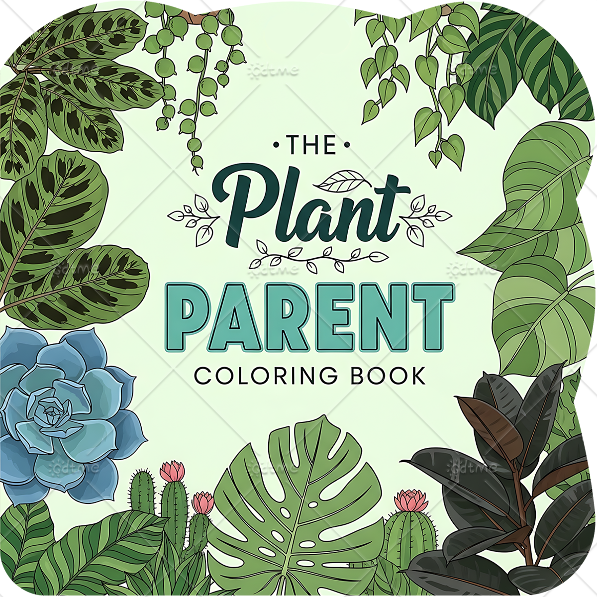 THE Plant PARENTE Coloring Boo - The Plant Parent 评论和价格