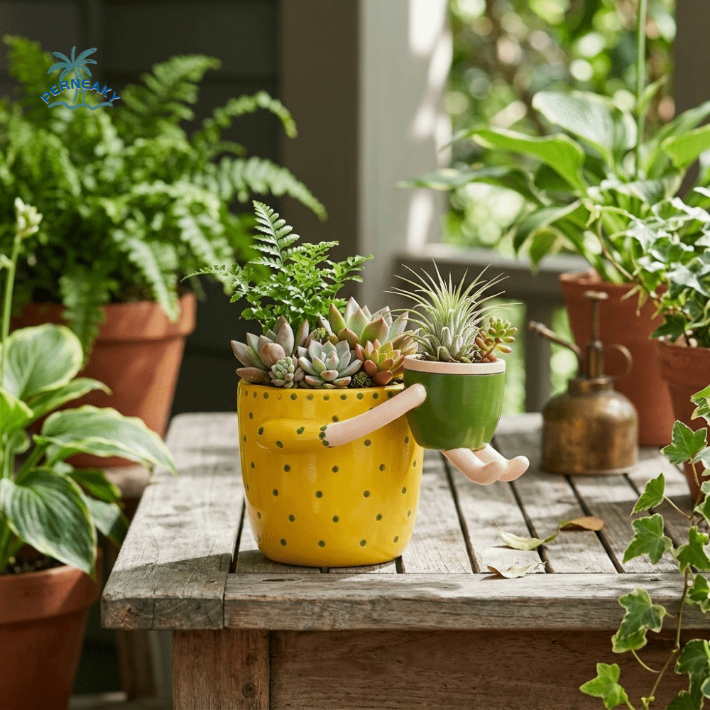 Resin Parent-child Flowerpot w - The Plant Parent 评论和价格