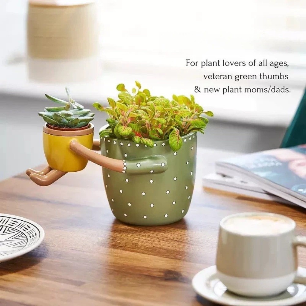 Resin Parent-child Flowerpot w - The Plant Parent 评论和价格