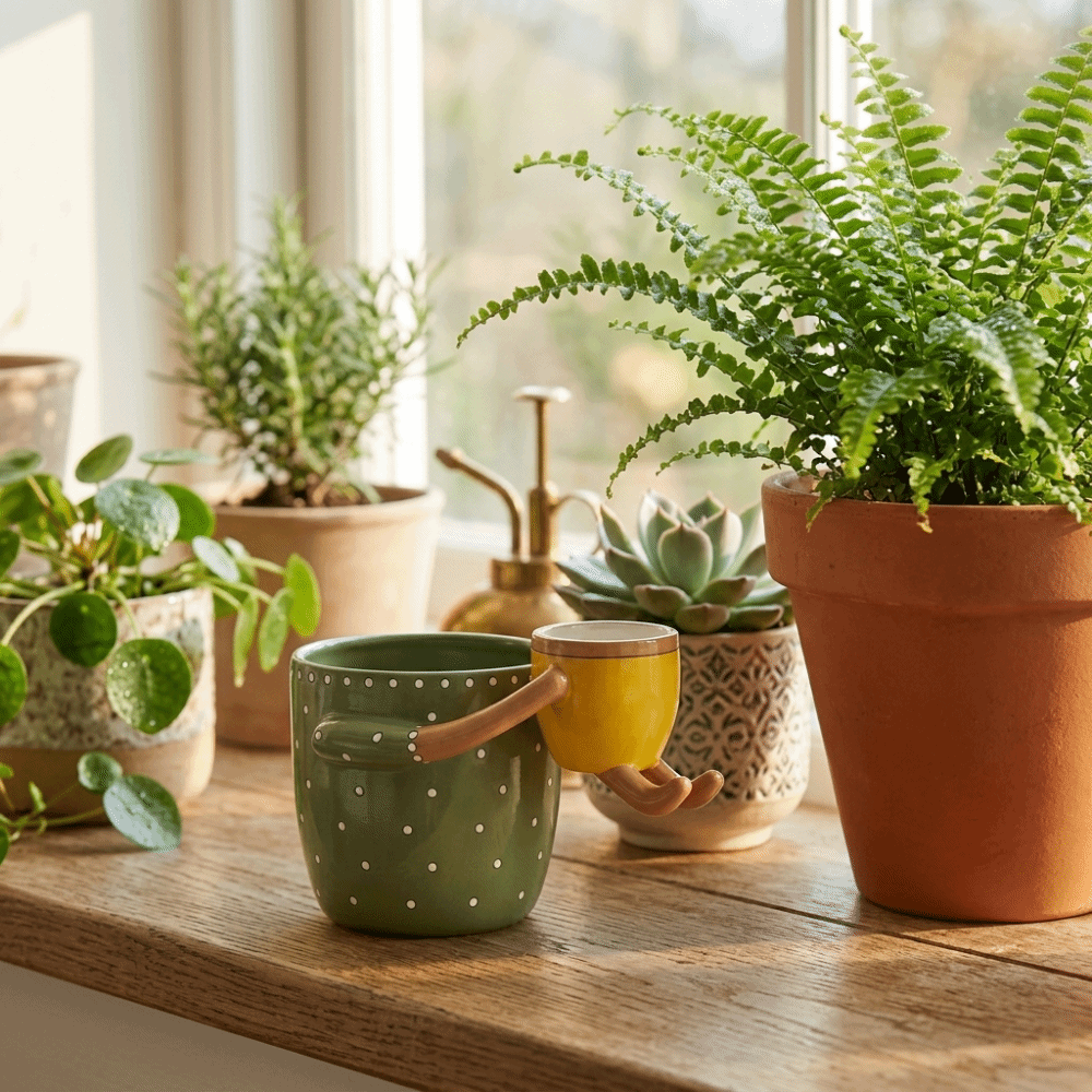 Resin Parent-child Flowerpot w - The Plant Parent 评论和价格